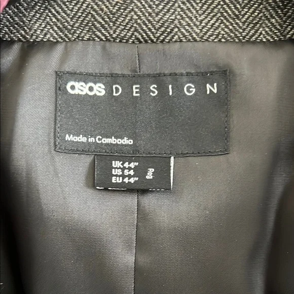 Men's Gray Vest by ASOS Design - Picture 2 of 2